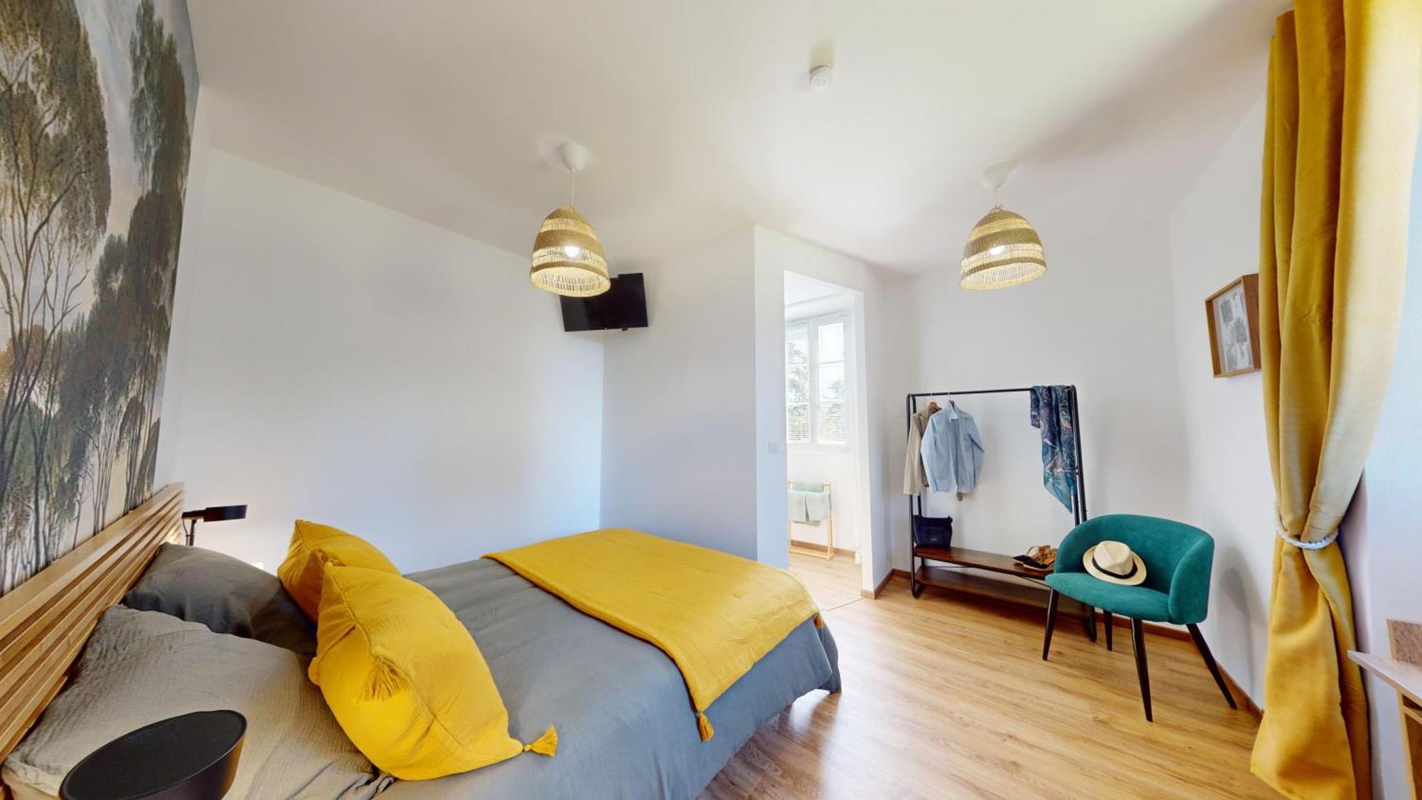 Bed and Breakfast Domaine De L'Eau Partie Carentan Zimmer foto